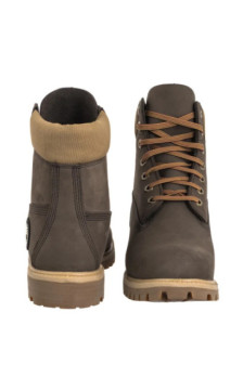 Timberland Premium 6 In Lace Waterproof Dark Brown Nubuck W 0A2P6W A4J (TI153-a) boots