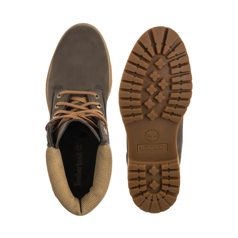 Timberland Premium 6 In Lace Waterproof Dark Brown Nubuck W 0A2P6W A4J (TI153-a) boots