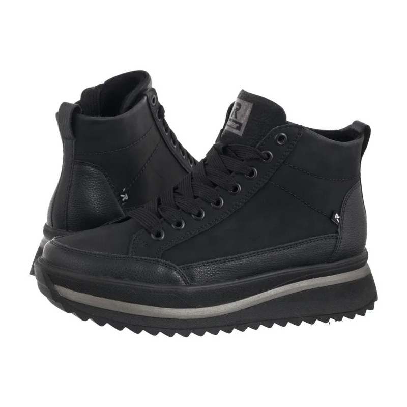 Rieker Czarne W3871-00 Black (RI312-b) shoes