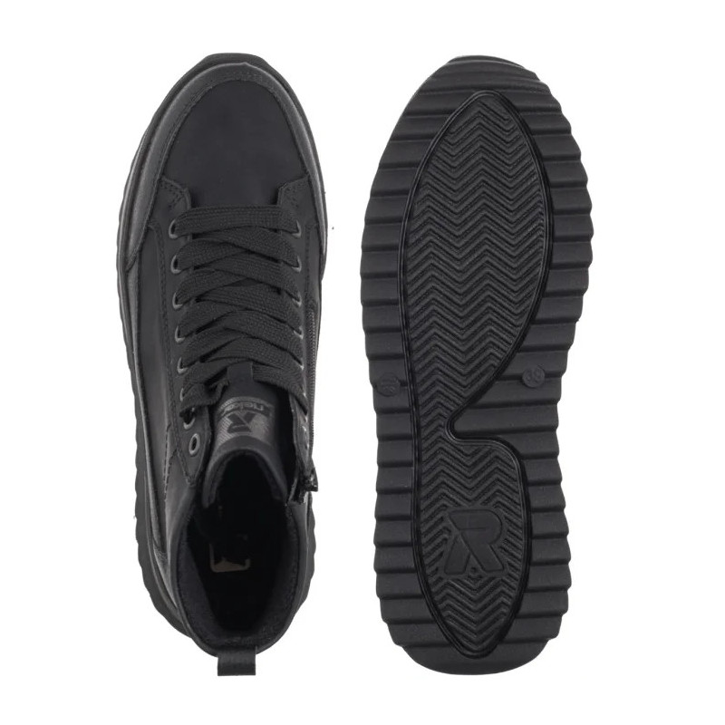 Rieker Czarne W3871-00 Black (RI312-b) shoes