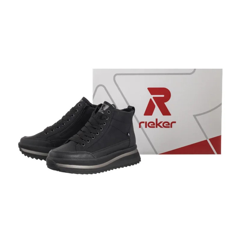 Rieker Czarne W3871-00 Black (RI312-b) shoes