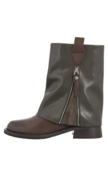 Maciejka Zielono-Brązowe K7213-09/00-8 (MA1444-b) shoes