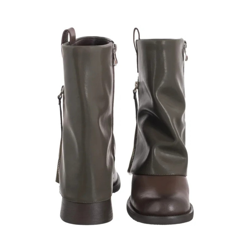 Maciejka Zielono-Brązowe K7213-09/00-8 (MA1444-b) shoes