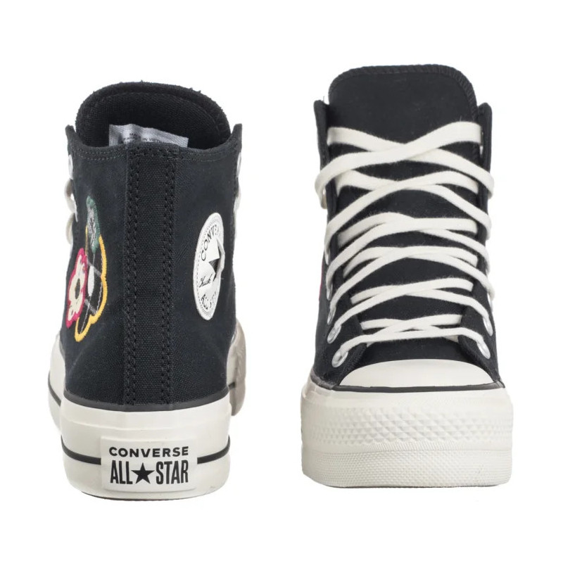 Converse CTAS Lift Hi Black/White/Sunny Angle A15534C (CO817-a) shoes