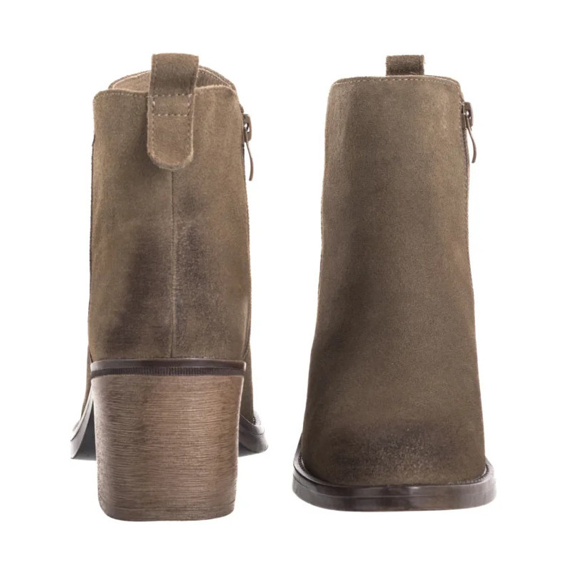 Sergio Leone Beżowe BT 25321-S (SL588-a) shoes