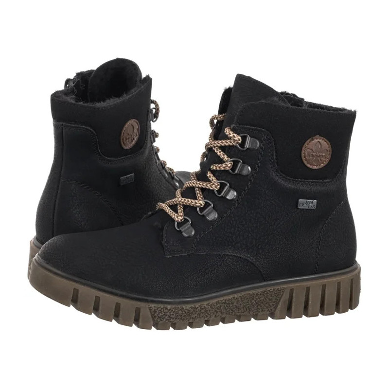 Rieker Czarne Y3433-00 Black (RI316-a) shoes