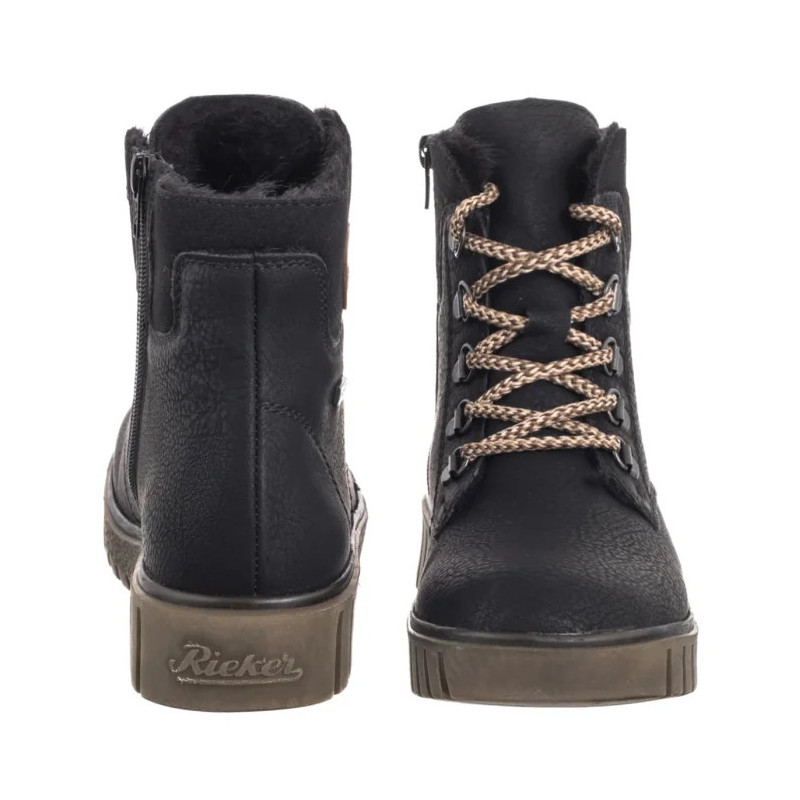 Rieker Czarne Y3433-00 Black (RI316-a) shoes