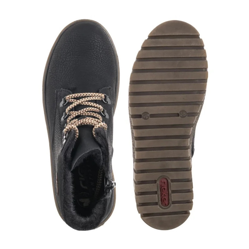 Rieker Czarne Y3433-00 Black (RI316-a) shoes