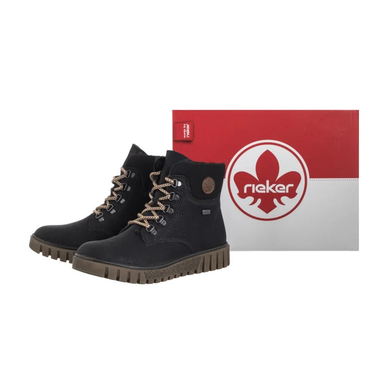 Rieker Czarne Y3433-00 Black (RI316-a) shoes