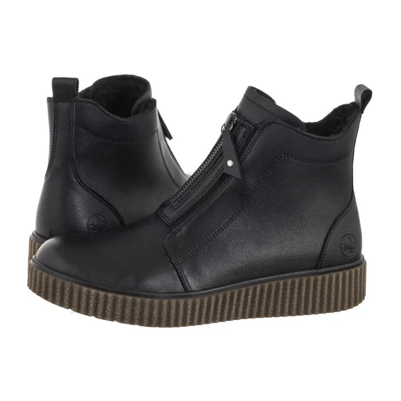 Rieker Czarne Y4354-00 Black (RI317-a) shoes