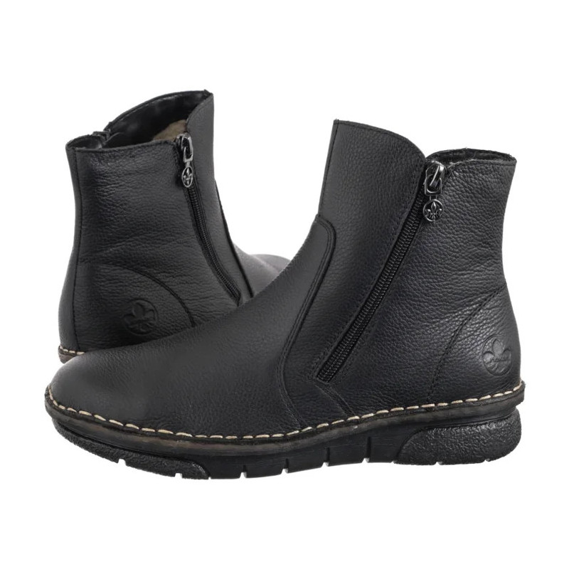 Rieker Czarne 73365-00 Black (RI326-a) shoes