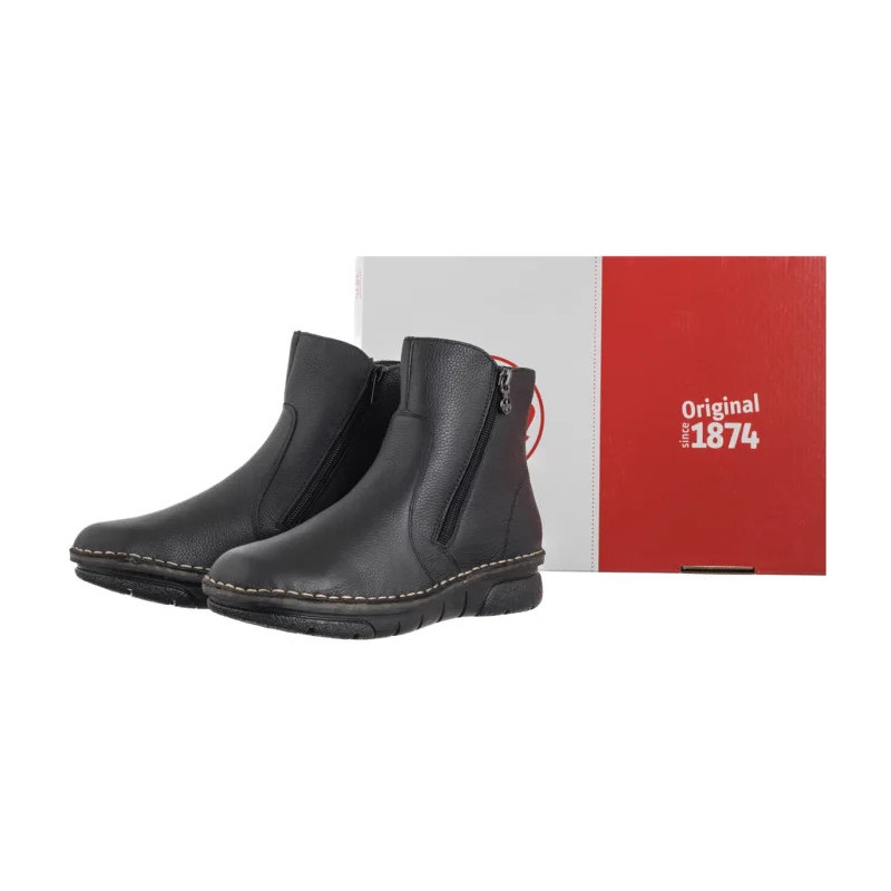 Rieker Czarne 73365-00 Black (RI326-a) shoes