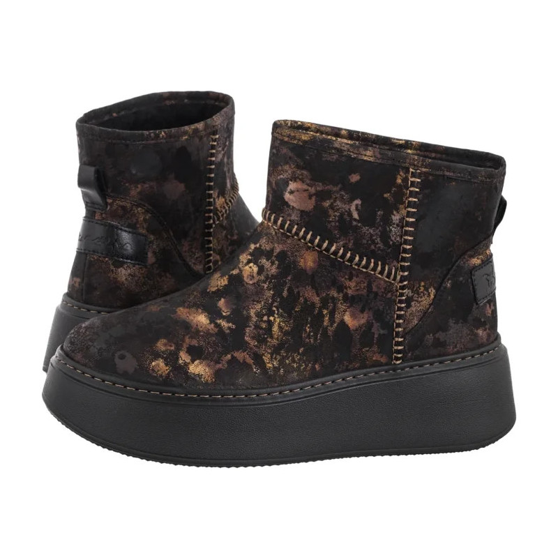 Maciejka Złoto-Czarne 06257-25/00-4 (MA1449-a) shoes