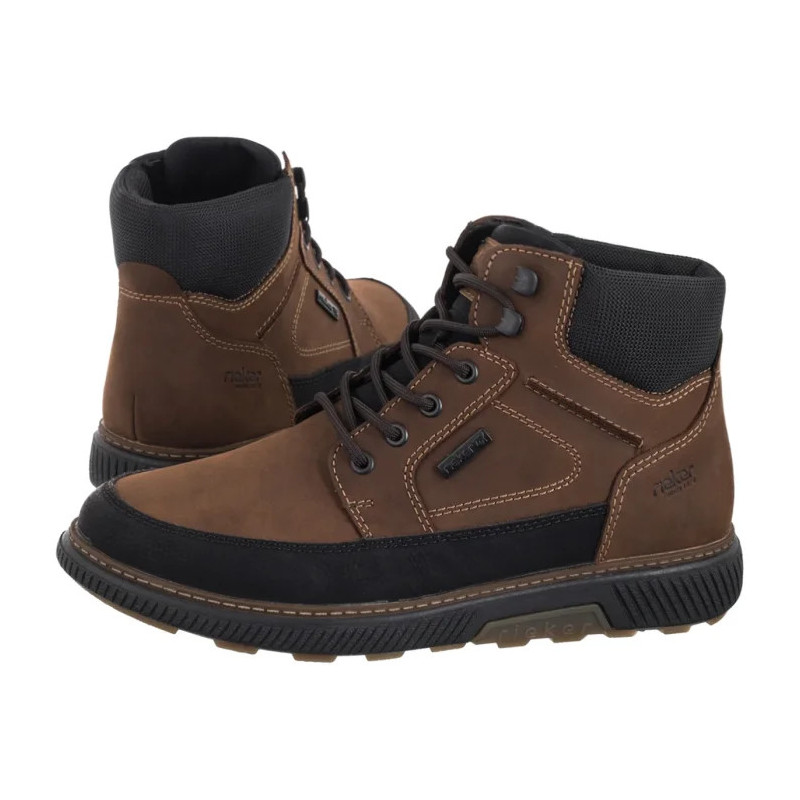 Rieker Brązowe B3331-22 Brown Combination (RI328-a) boots