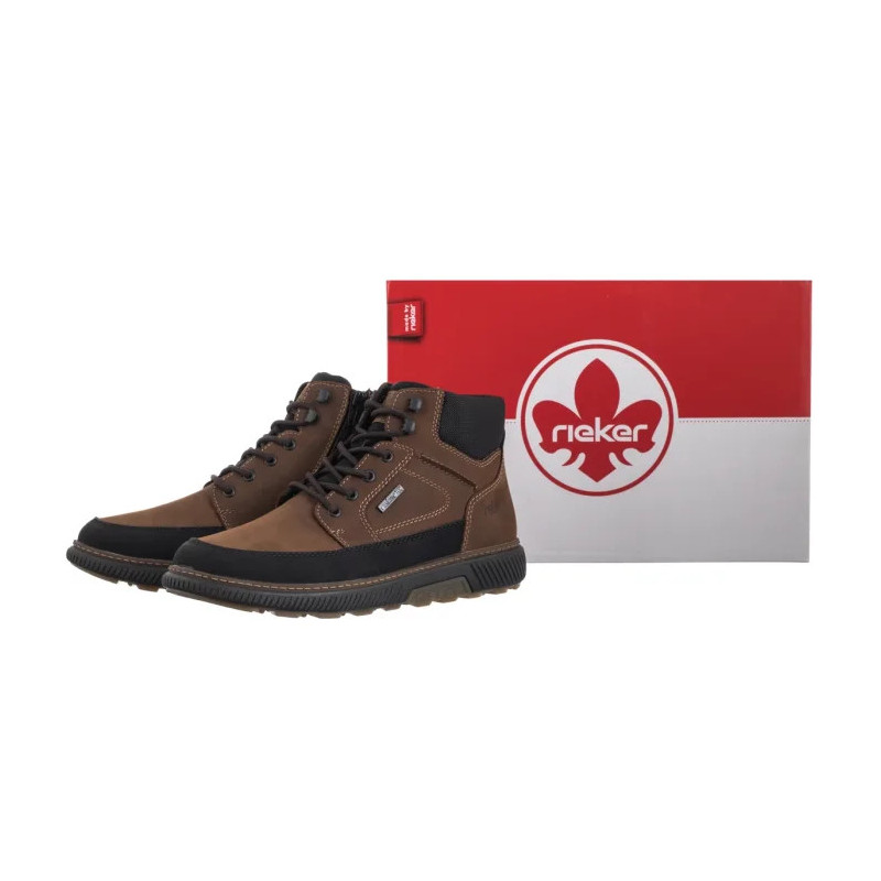 Rieker Brązowe B3331-22 Brown Combination (RI328-a) boots