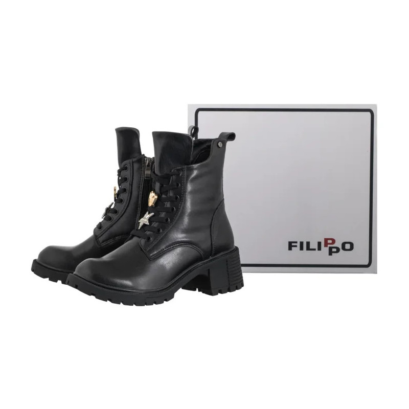 Filippo Czarne DBT7132/25 BK (FO203-a) shoes