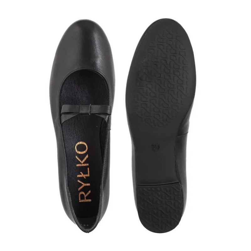Ryłko Czarne 0UNM8___ _4JZ (RY1214-a) ballerinas
