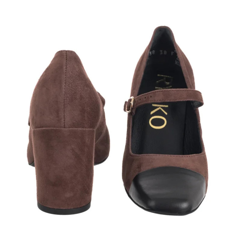 Ryłko Brązowe 7Z202_A4 _3TW (RY1217-a) shoes