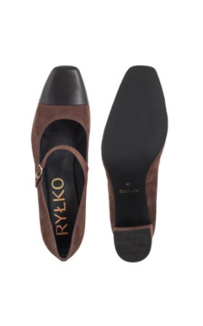 Ryłko Brązowe 7Z202_A4 _3TW (RY1217-a) shoes