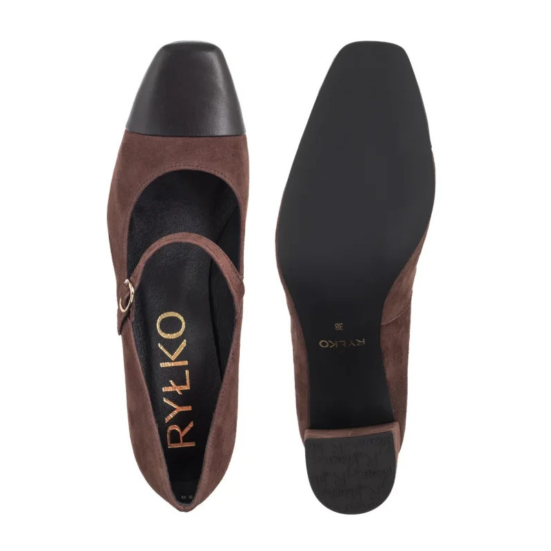 Ryłko Brązowe 7Z202_A4 _3TW (RY1217-a) shoes
