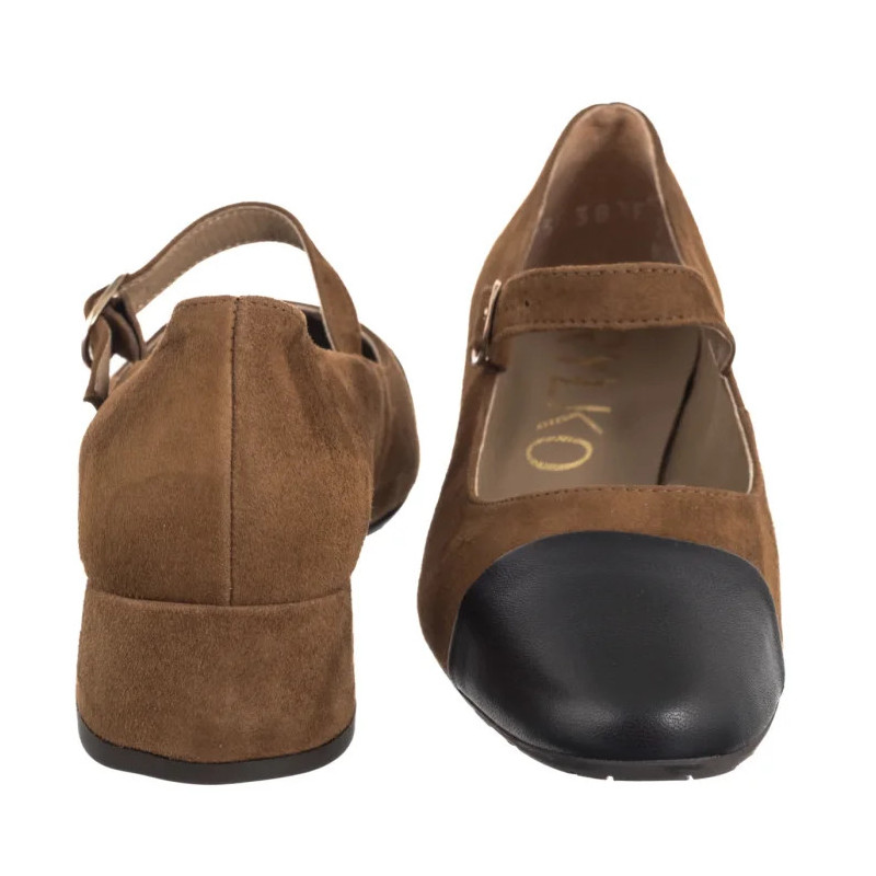 Ryłko Brązowe D3NI0_A_ _X59 (RY1218-a) shoes