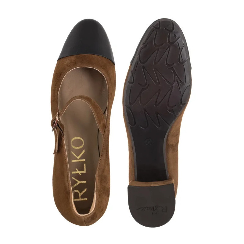 Ryłko Brązowe D3NI0_A_ _X59 (RY1218-a) shoes