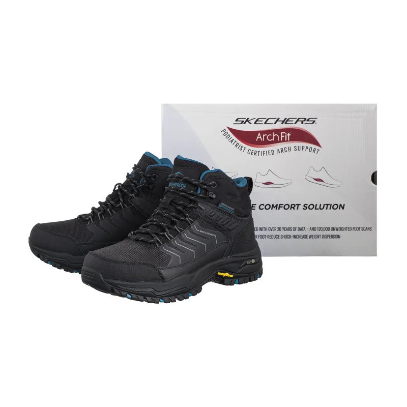 Skechers Arch Fit Dawson - Raveno Black 204634/BLK (SK298-a) shoes