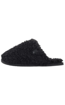 Calvin Klein Close Slipper Fur Black YW0YW01975 BEH (CK701-b) Women's Shoes/Flip Flops
