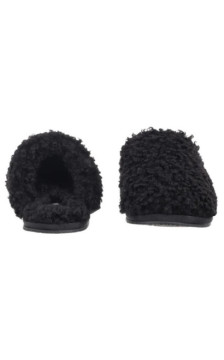 Calvin Klein Close Slipper Fur Black YW0YW01975 BEH (CK701-b) Women's Shoes/Flip Flops