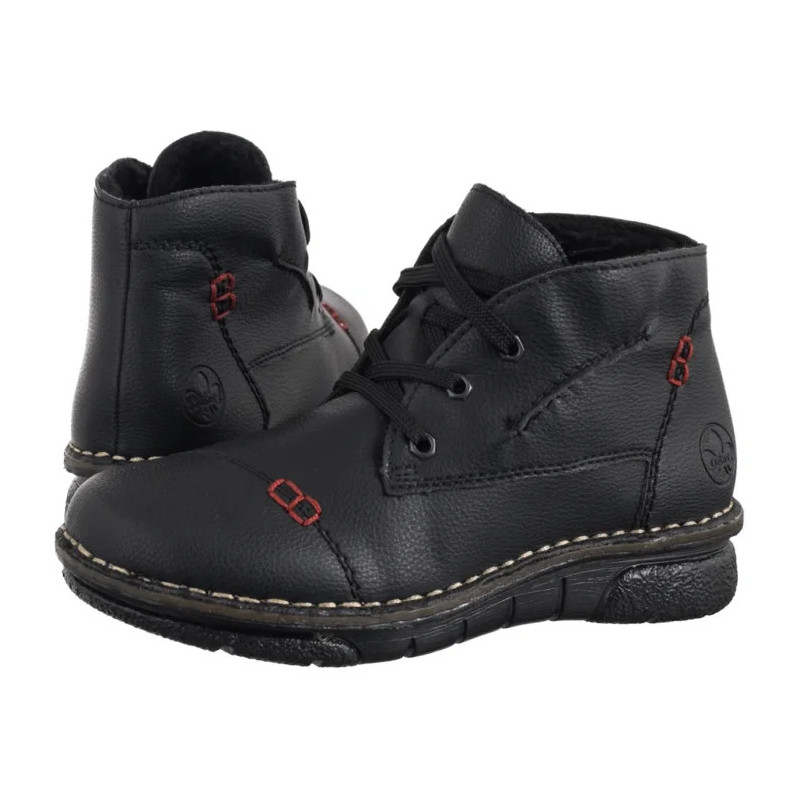 Rieker Czarne 73301-00 Black (RI331-a) shoes