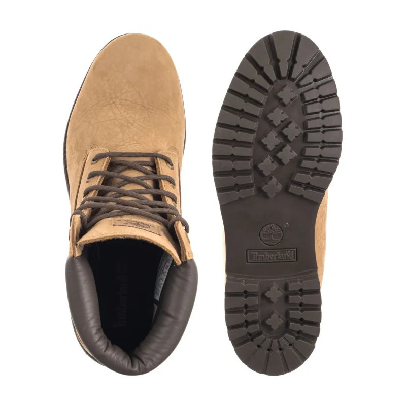 Timberland Premium 6 In Lace Waterproof MD Beige Nubuck W Dk 0A6G1R AFH (TI155-a) boots