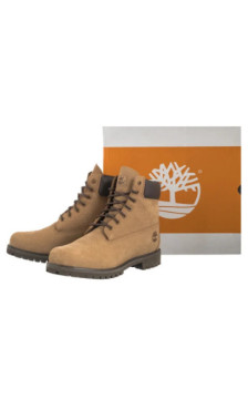 Timberland Premium 6 In Lace Waterproof MD Beige Nubuck W Dk 0A6G1R AFH (TI155-a) boots