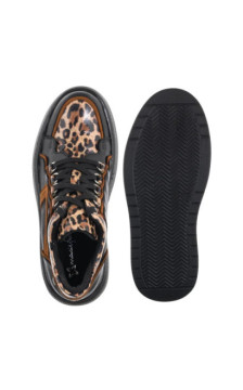 Maciejka Czarne/Leopard 07078-01/00-8 (MA1427-b) shoes