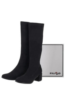 Filippo Czarne DKZ932/25 BK (FO207-a) shoes