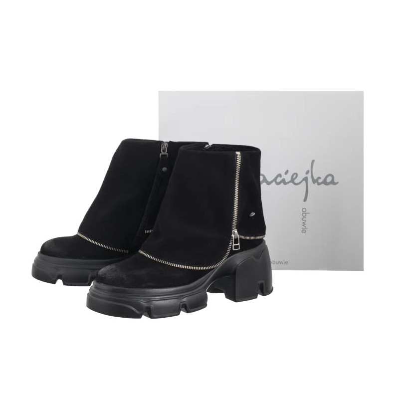 Maciejka Czarne 07145-01/00-8 (MA1458-a) shoes