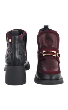 Maciejka Bordowe/Czarne 07139-23/00-8 (MA1462-a) shoes