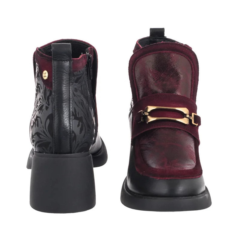 Maciejka Bordowe/Czarne 07139-23/00-8 (MA1462-a) shoes
