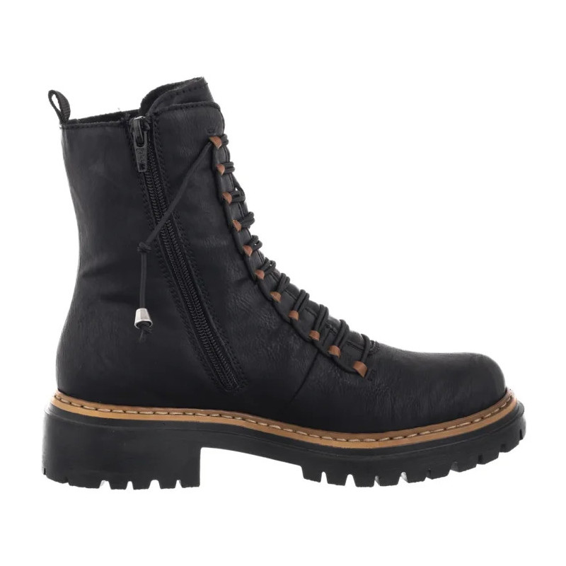 Rieker Czarne 72653-00 Black (RI334-a) boots