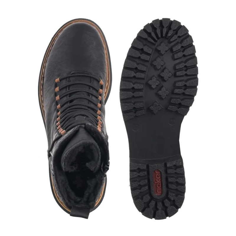 Rieker Czarne 72653-00 Black (RI334-a) boots