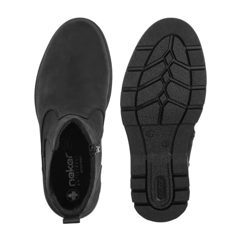 Rieker Czarne F7051-00 Black (RI314-b) shoes