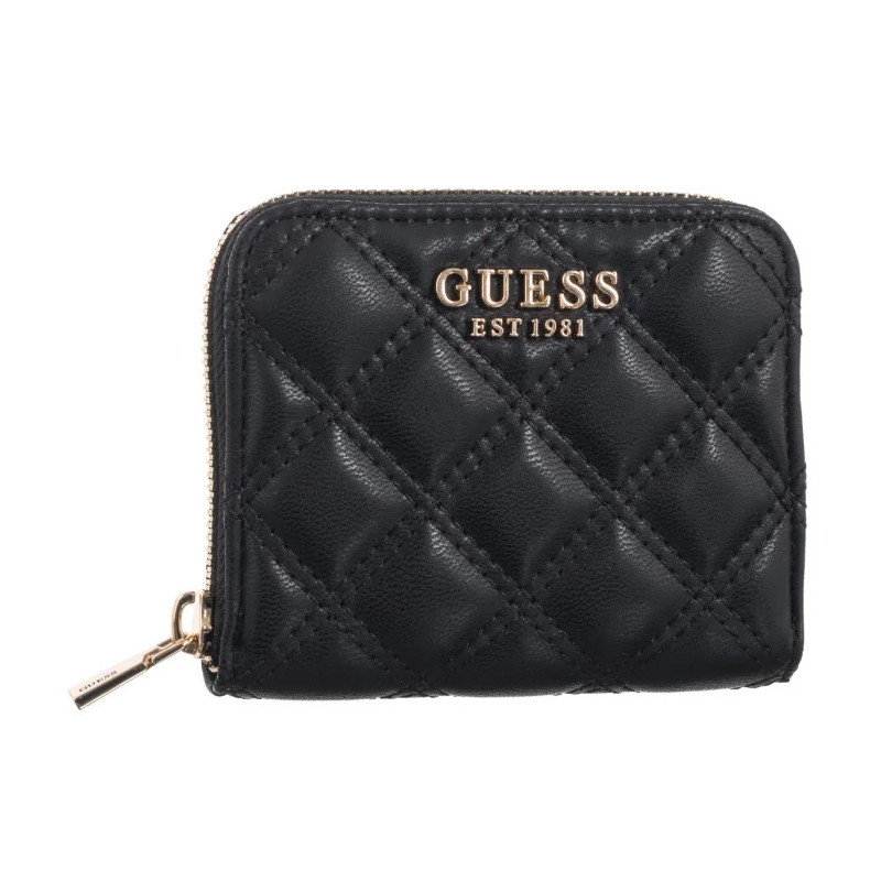 Guess Giully II Slg Small Zip Around SWQG96 73137 Black  (GU804-a) handbag