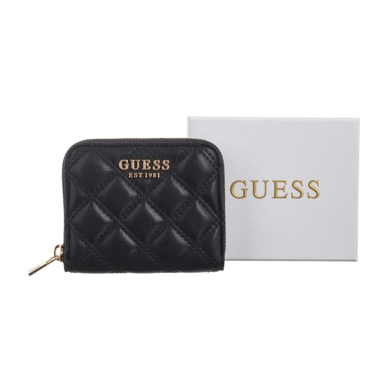Guess Giully II Slg Small Zip Around SWQG96 73137 Black  (GU804-a) handbag