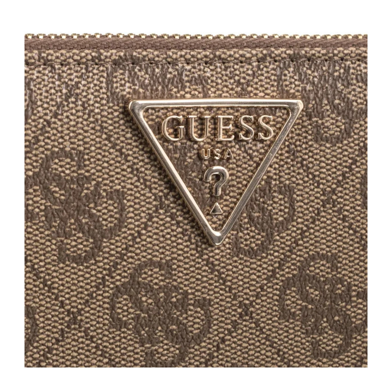 Guess Laurel II Slg Med Zip Around SWSG74 59140 Latte Logo (GU810-b) handbag