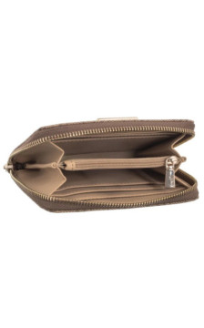 Guess Laurel II Slg Med Zip Around SWSG74 59140 Latte Logo (GU810-b) handbag