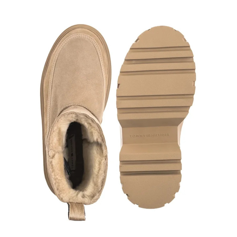 Tommy Hilfiger Real Shearling Pullon Snowboot Horsedish FW0FW08997 ACC (TH1416-a) shoes