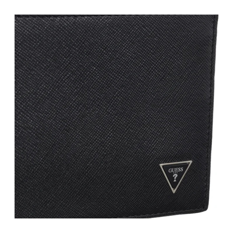 Guess Milano Bifold M Double SMCSLE LEA24 BLA (GU819-a) handbag