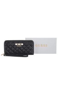 Guess Idra Slg Large Zip Around SWGG81 57146 Black (GU821-a) handbag