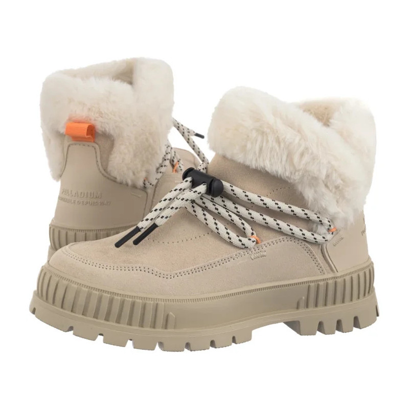 Palladium Pallashock Lo Hilver Almond Milk 99516-175-M (PA153-a) shoes