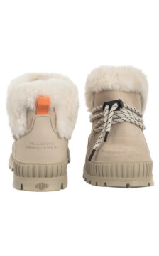 Palladium Pallashock Lo Hilver Almond Milk 99516-175-M (PA153-a) shoes