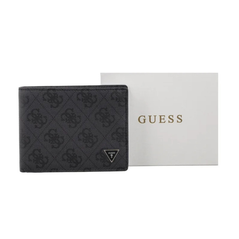Guess Milano Bifold M Double SMVELE LEA24 BLA (GU818-a) handbag
